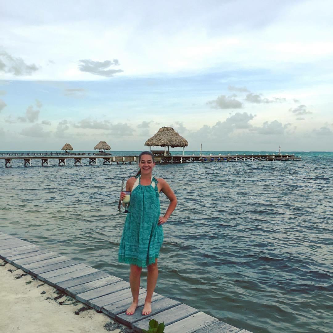 My first day on Ambergris Caye, Belize