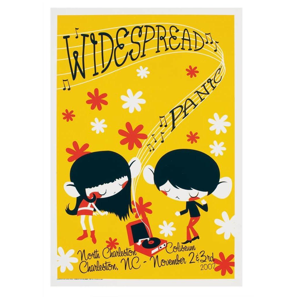 This Widespread Panic show poster was the inspiration behind our wedding invitations!