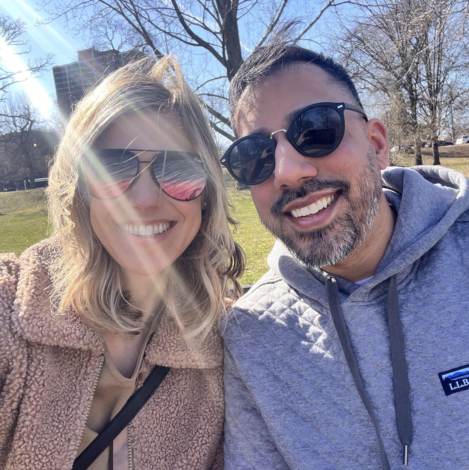 Enjoying some nice Chicago weather
