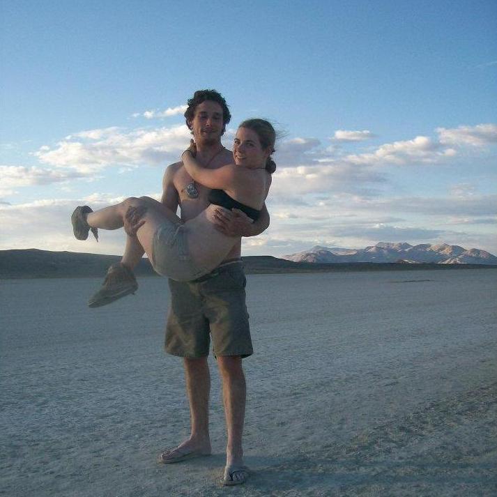 Our first Burning Man together in 2011