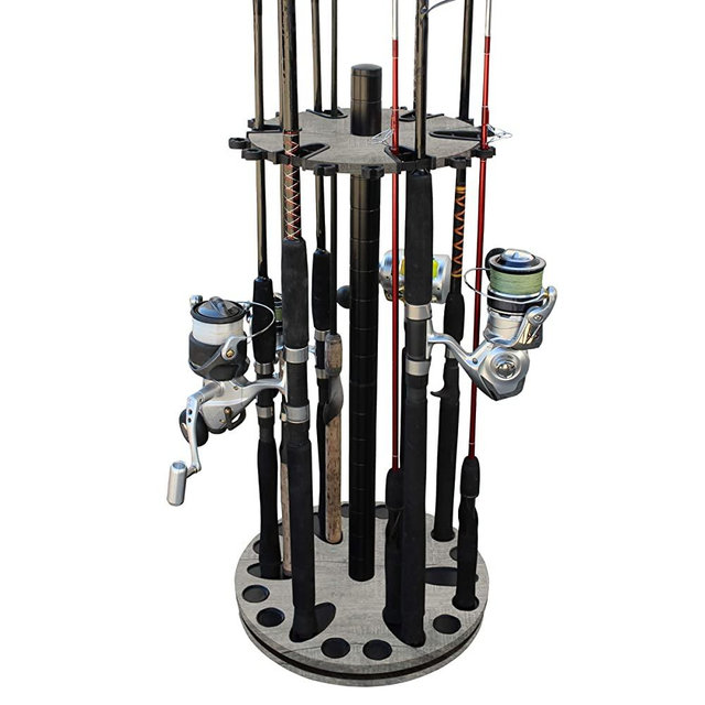 Rush Creek Creations 24 Round Spinning Fishing Rod Rack