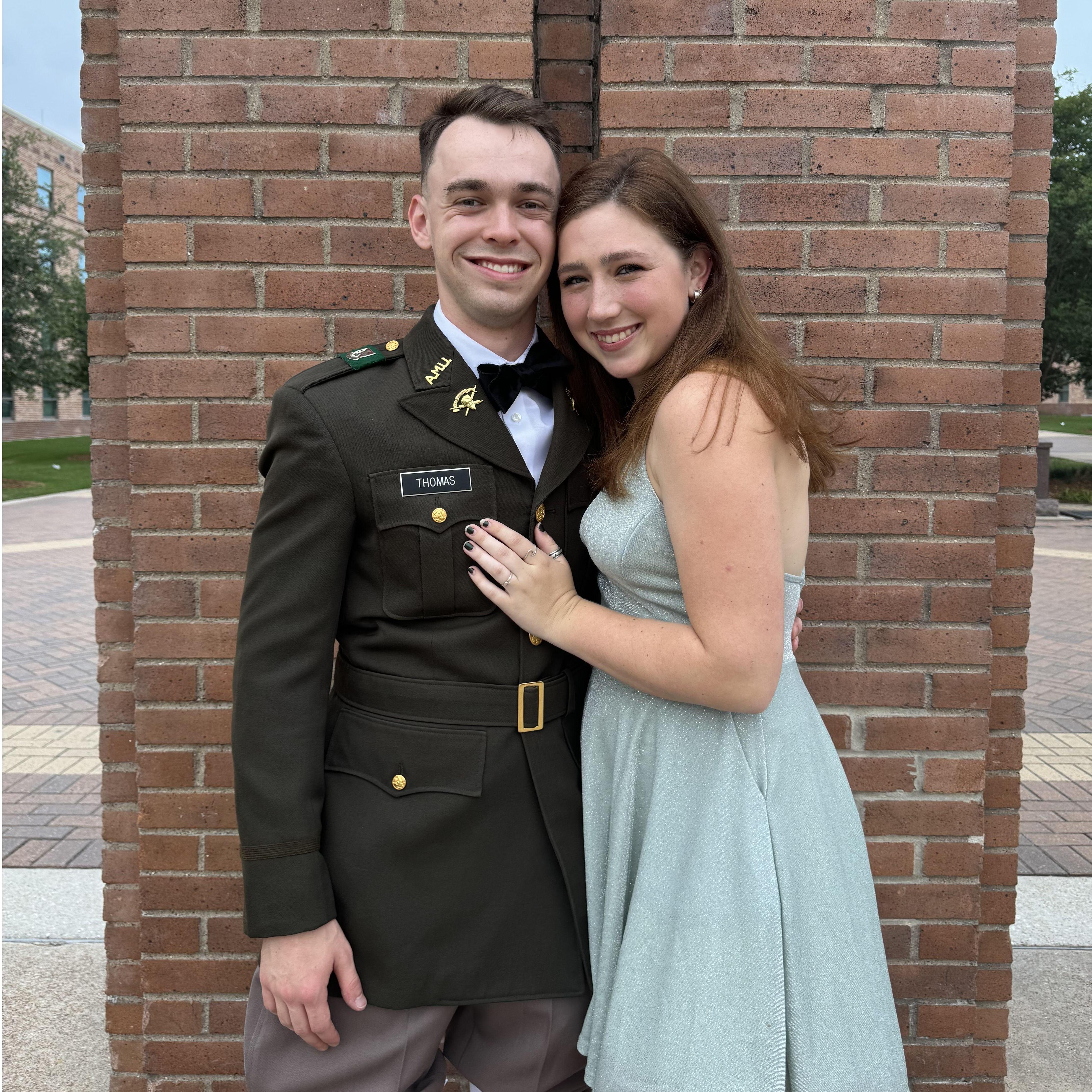 Taken at "Boot Dance" held for juniors in the Corps of Cadets who earned their senior boots.