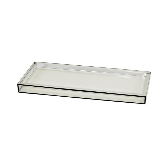Creative Bath White/Black Tray