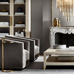 Restoration Hardware - Graydon Shagreen Rectangular Coffee Table