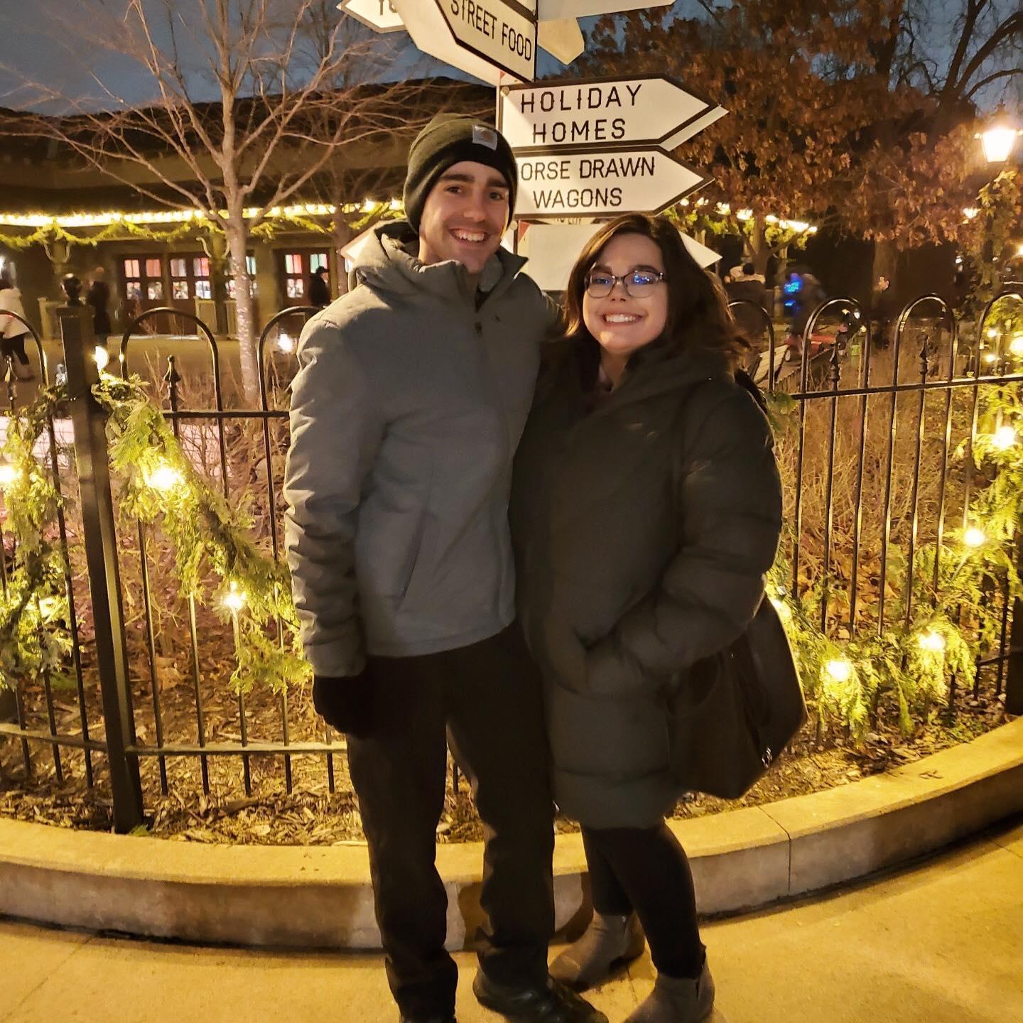 Two weeks before he proposed!