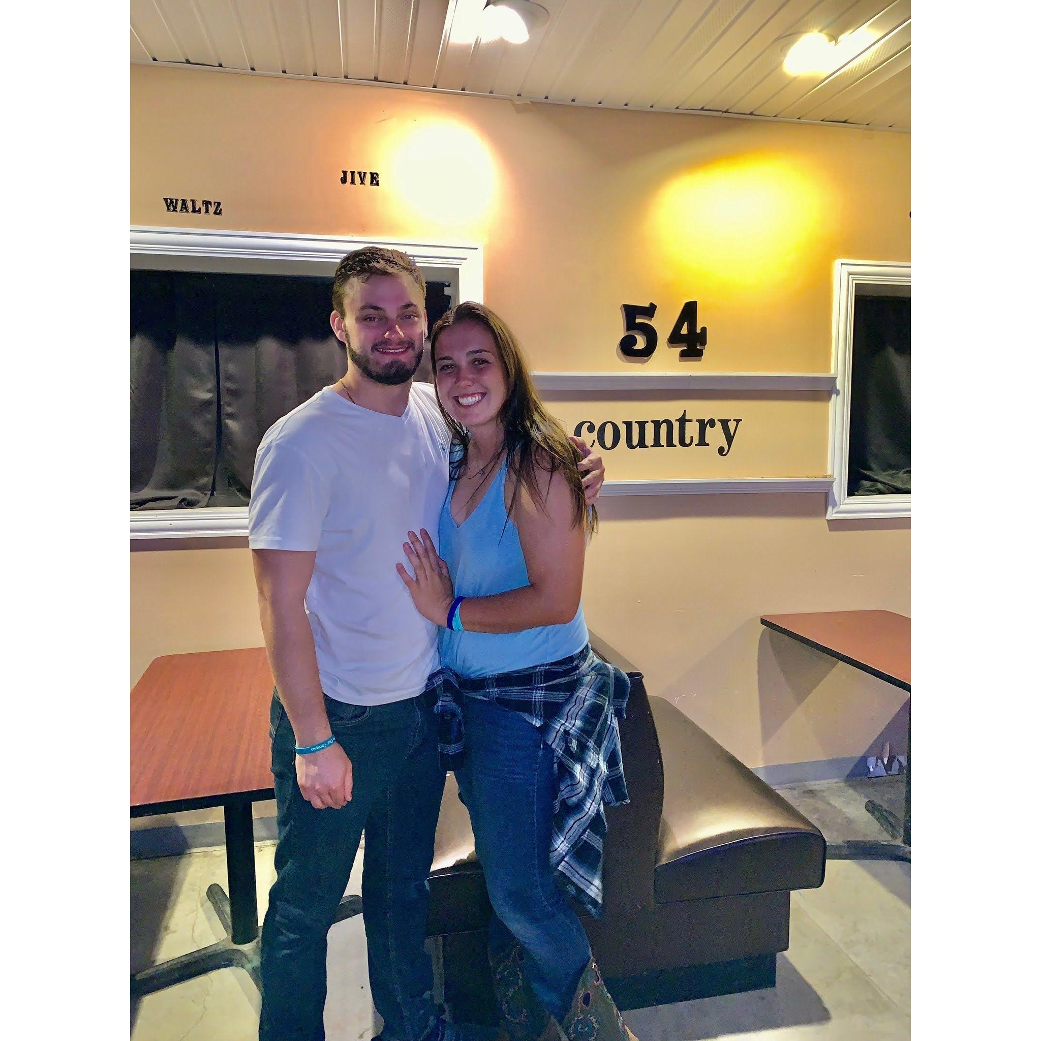 First time out dancing