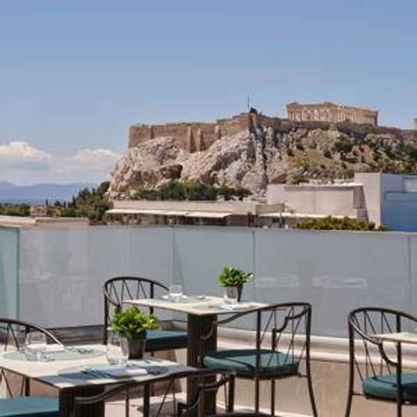 Dinner & drinks at the Electra Rhythm Hotel in Athens