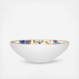 Jubilant Days Gold Round Vegetable Bowl