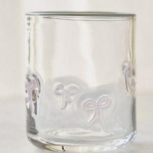 Pink Bows Icon Juice Glass