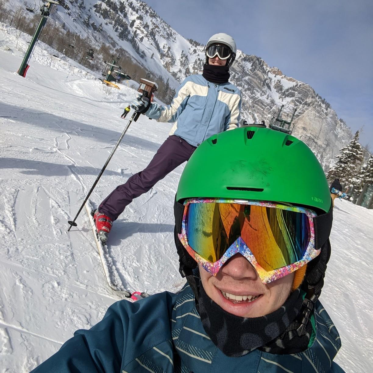 Skiing at Snowbird, UT
