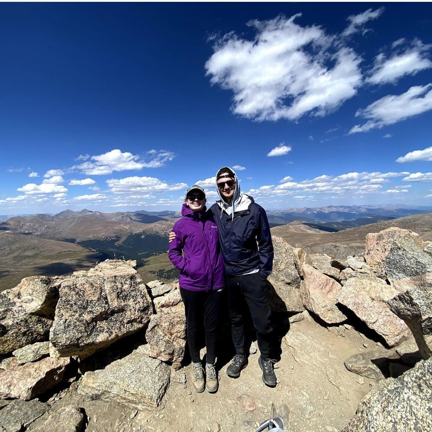 Our first (and last) fourteener