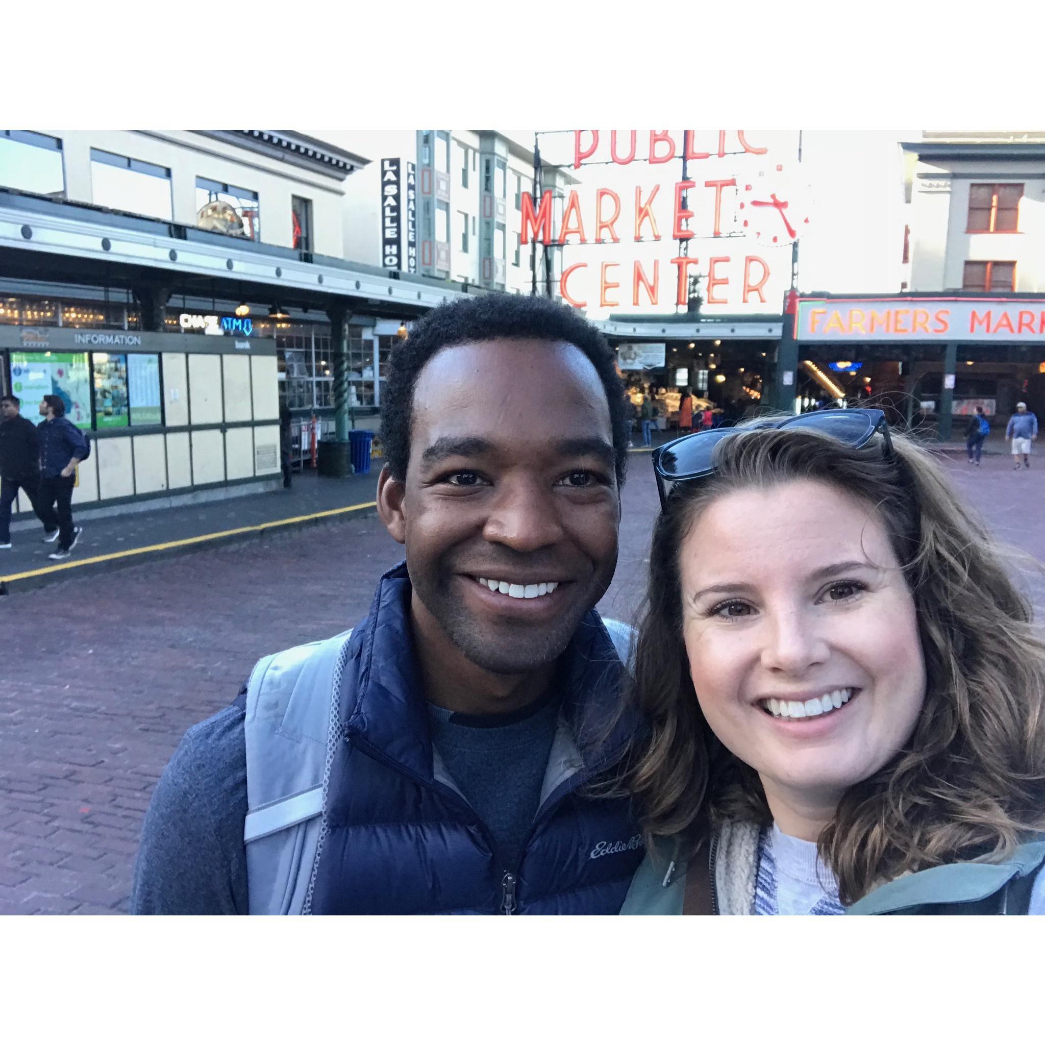 Our first trip together to Seattle and Vancouver!