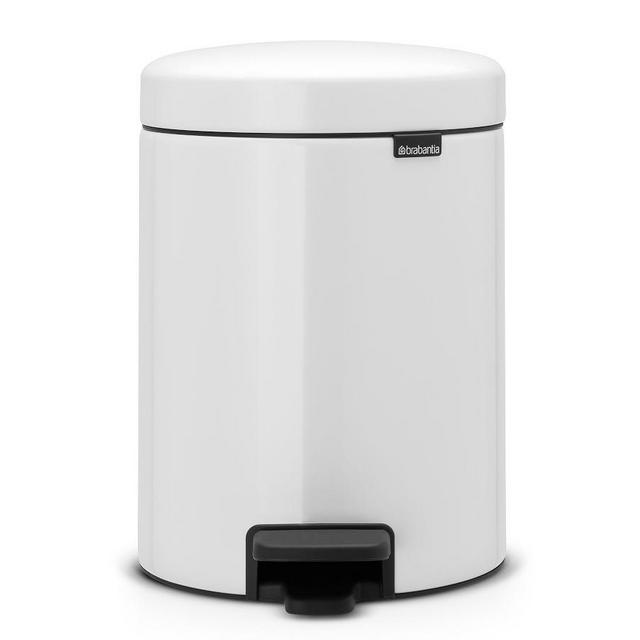 White Brabantia newIcon Step Trash Can, 5 Liter
