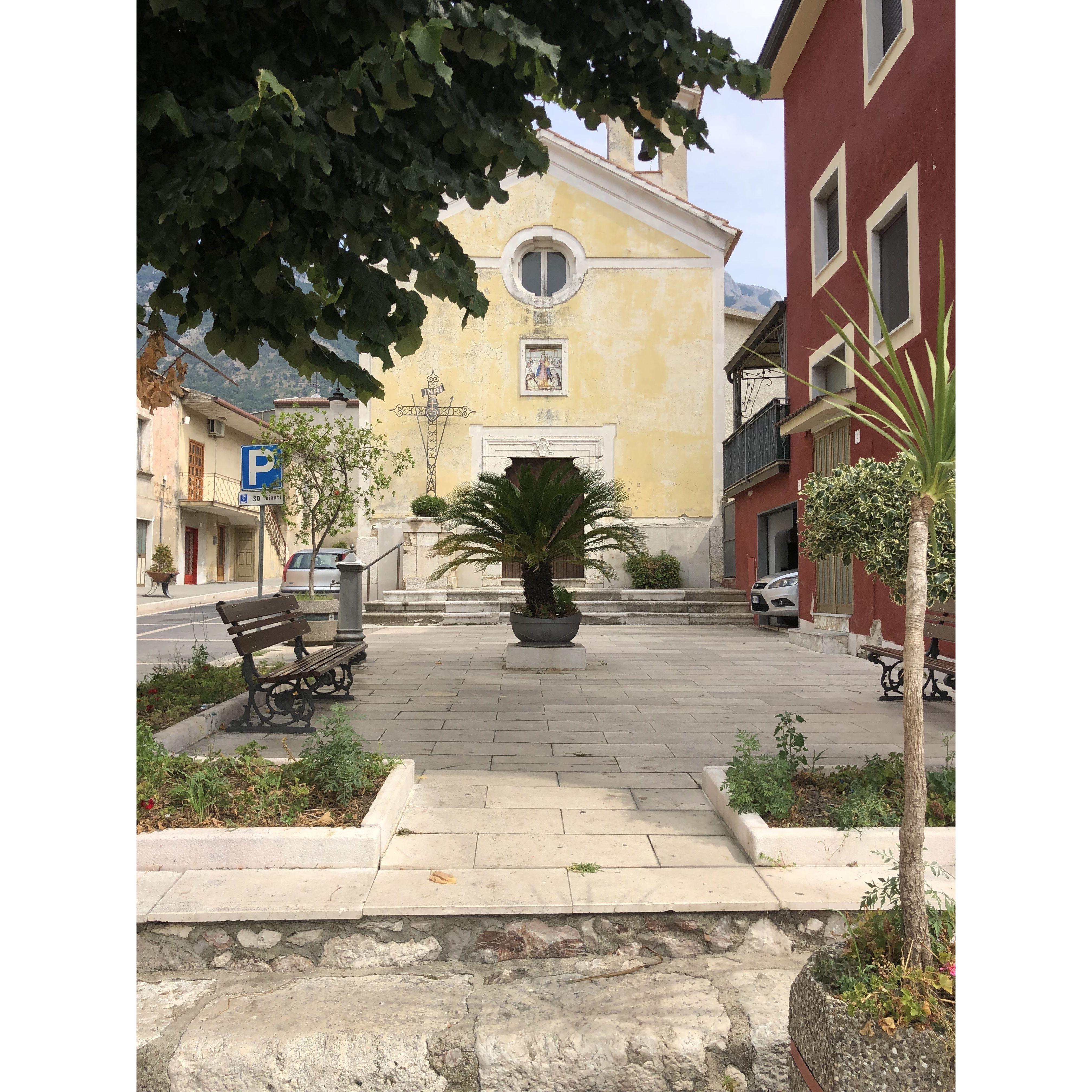 This is the spot where Alessia's father first asked her mother to dinner!