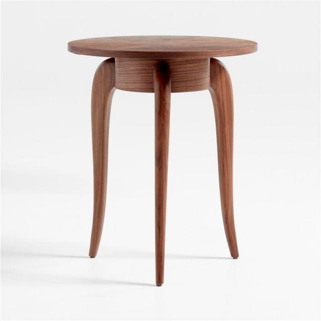 Alexander Walnut Wood Side Table by Jake Arnold