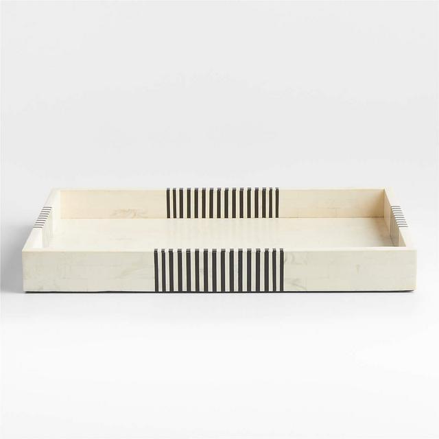 Clara Resin Inlay Decorative Tray 24"