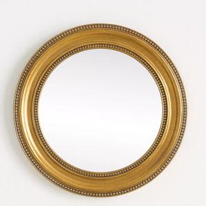 The Gleaming Louie Beaded Round Gallery Wall Mirror