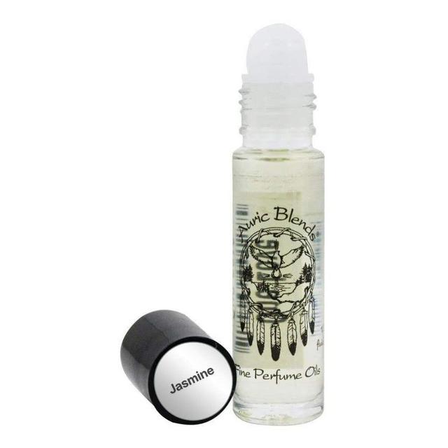 Auric Blends Jasmine Roll-on Perfume Oil | Alcohol Free, Vegan, Cruelty Free, Made in USA | 0.33 Fl. Oz
