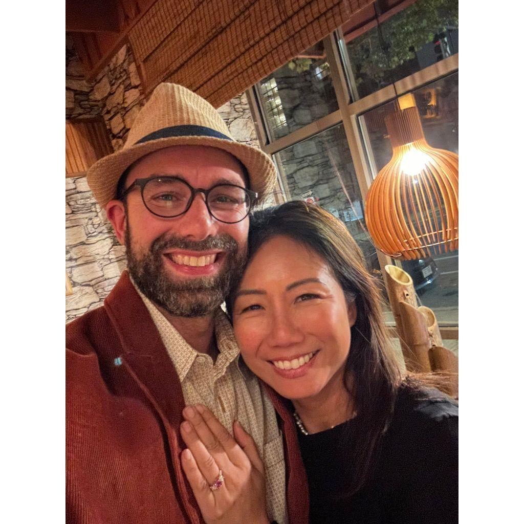 Our Engagement in October in Boston!