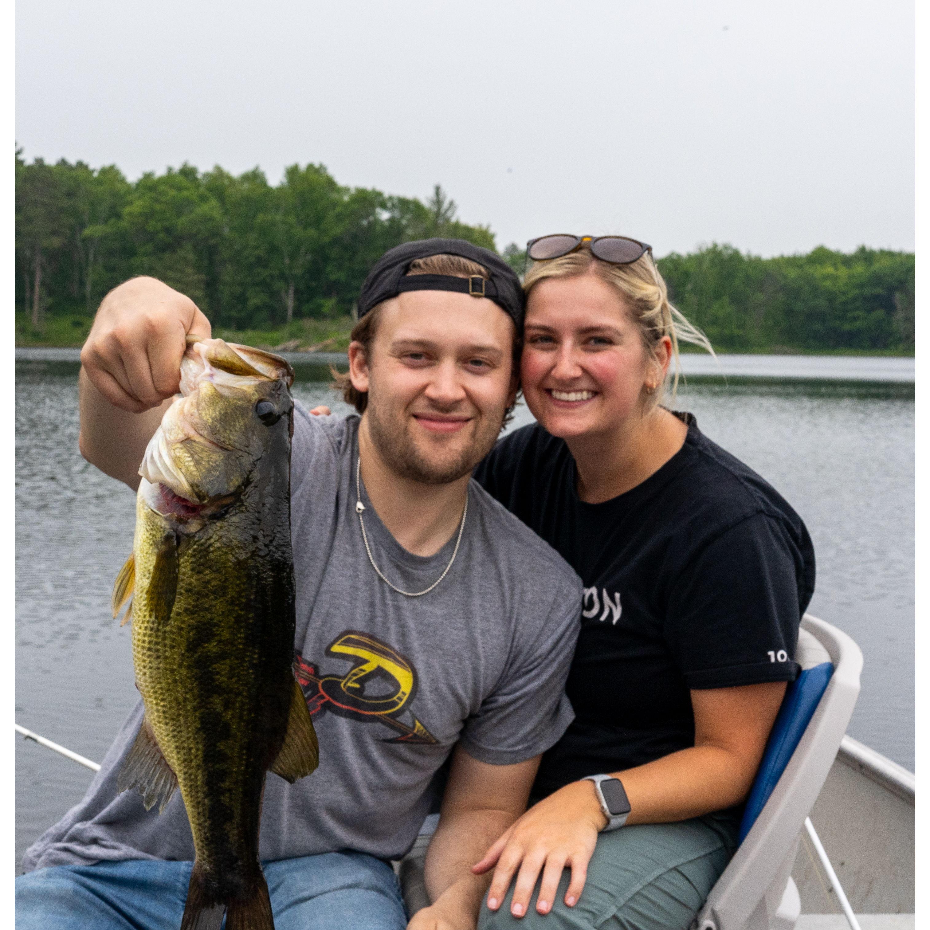 Morgan's first trip to Hackensack, MN!