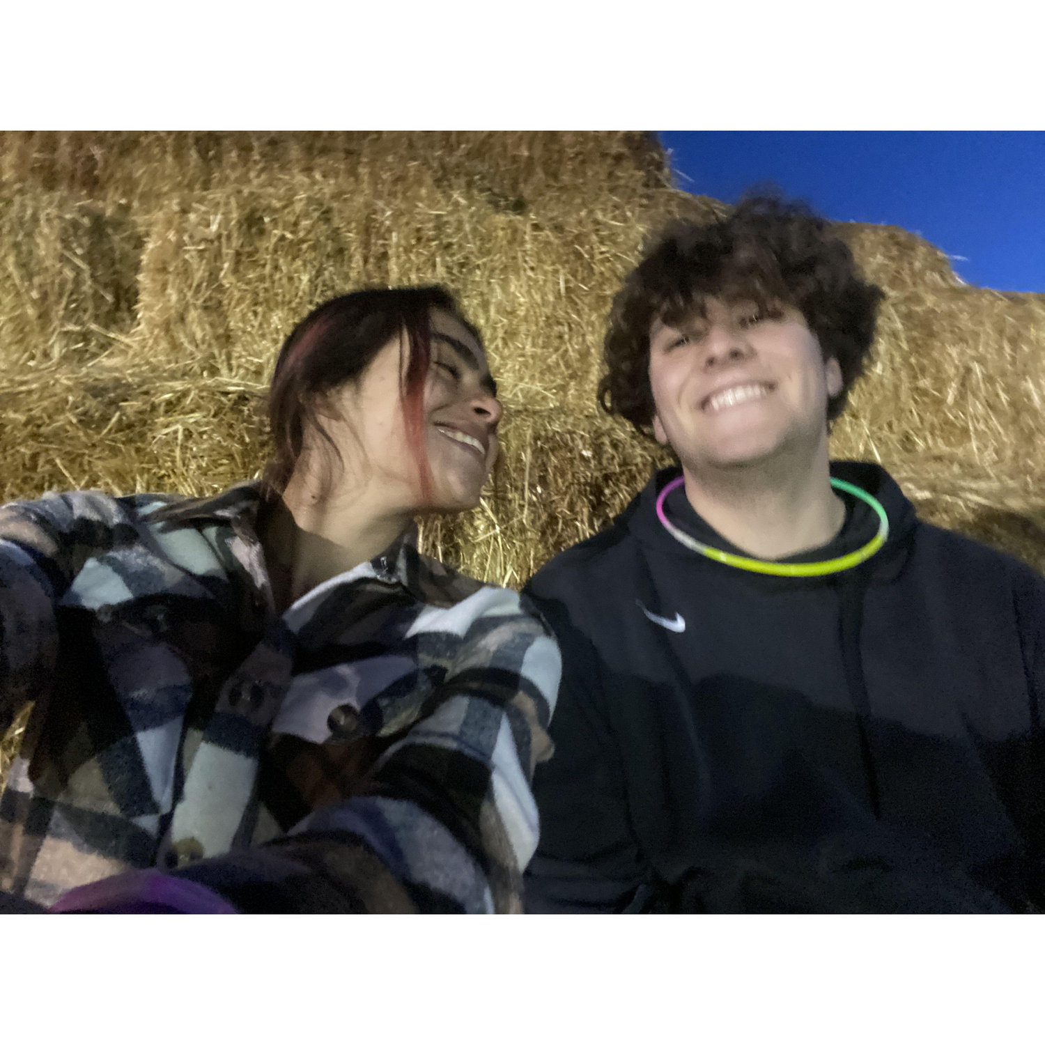 Going to the corn maze during the fall