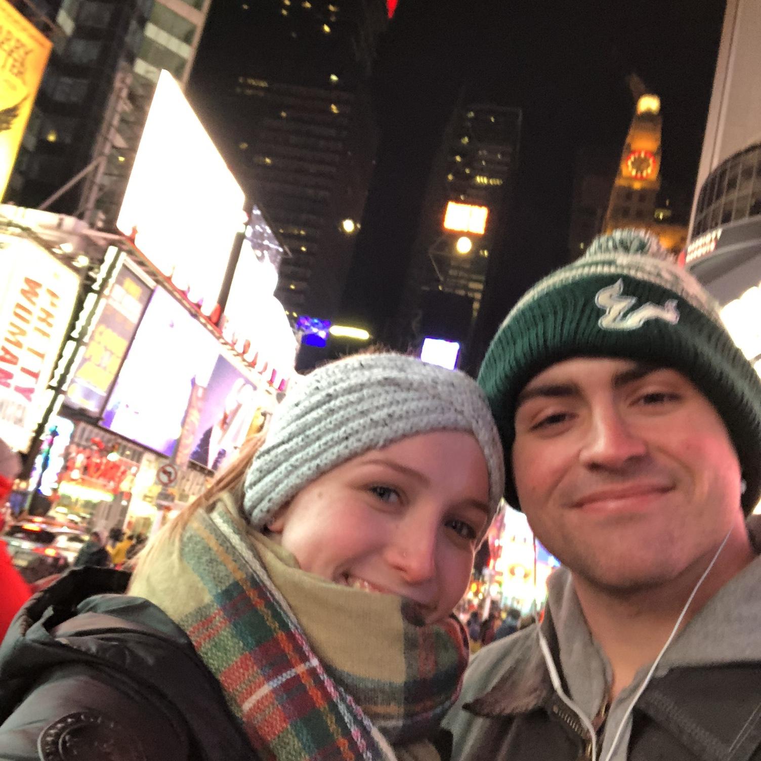 One of many new york city trips to visit Emily