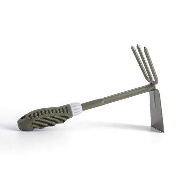 Carbon Steel Combo Hand Digger and Hoe with Comfort Handle
