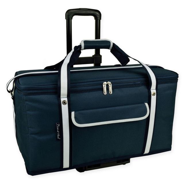 Picnic At Ascot 36 -Quart Trunk Cooler in Navy with Wheels
