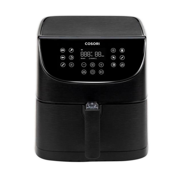 Cosori Smart 5.8 qt. Air Fryer with Skewer Rack Set in Black
