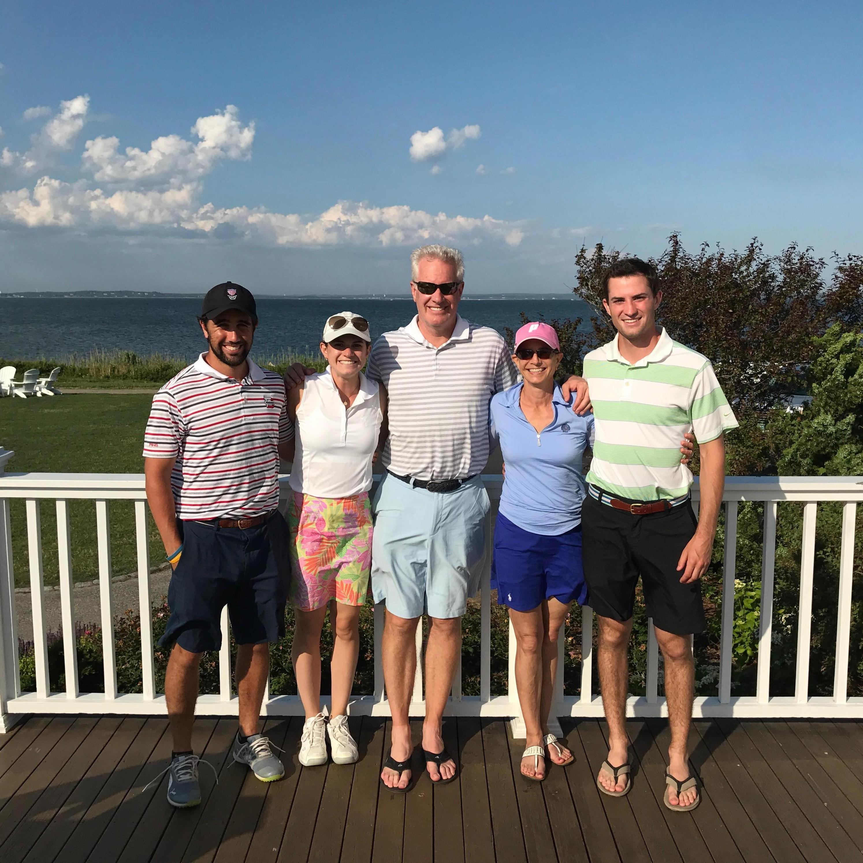 Family golf at Kittansett (2017)