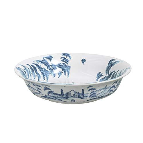 Juliska Country Estate Delft Blue 13" Serving Bowl Kite Fliers