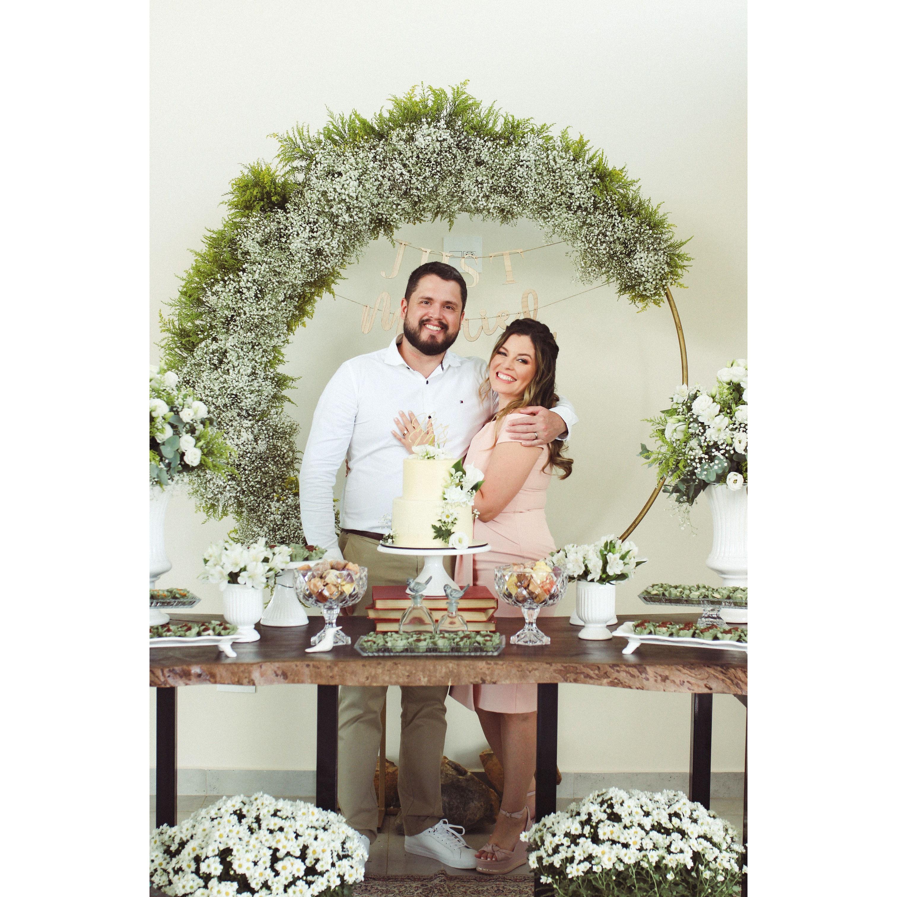 Our civil wedding in Brazil!