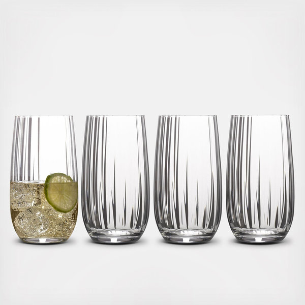 Mikasa Optic Highball Glasses