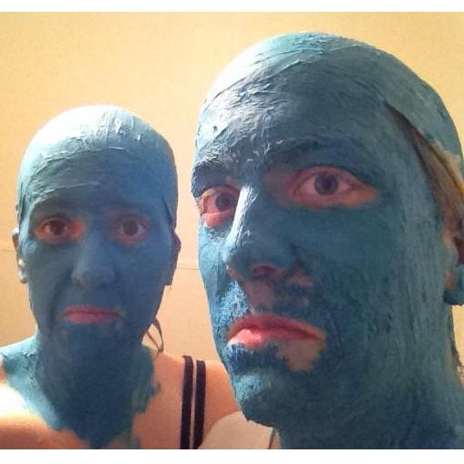 That time we tried (and failed) to go as members of the Blue Man Group for Halloween