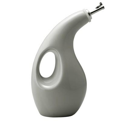 Rachael Ray 24oz Stoneware Extra Virgin Olive Oil Dispenser Bottle Gray