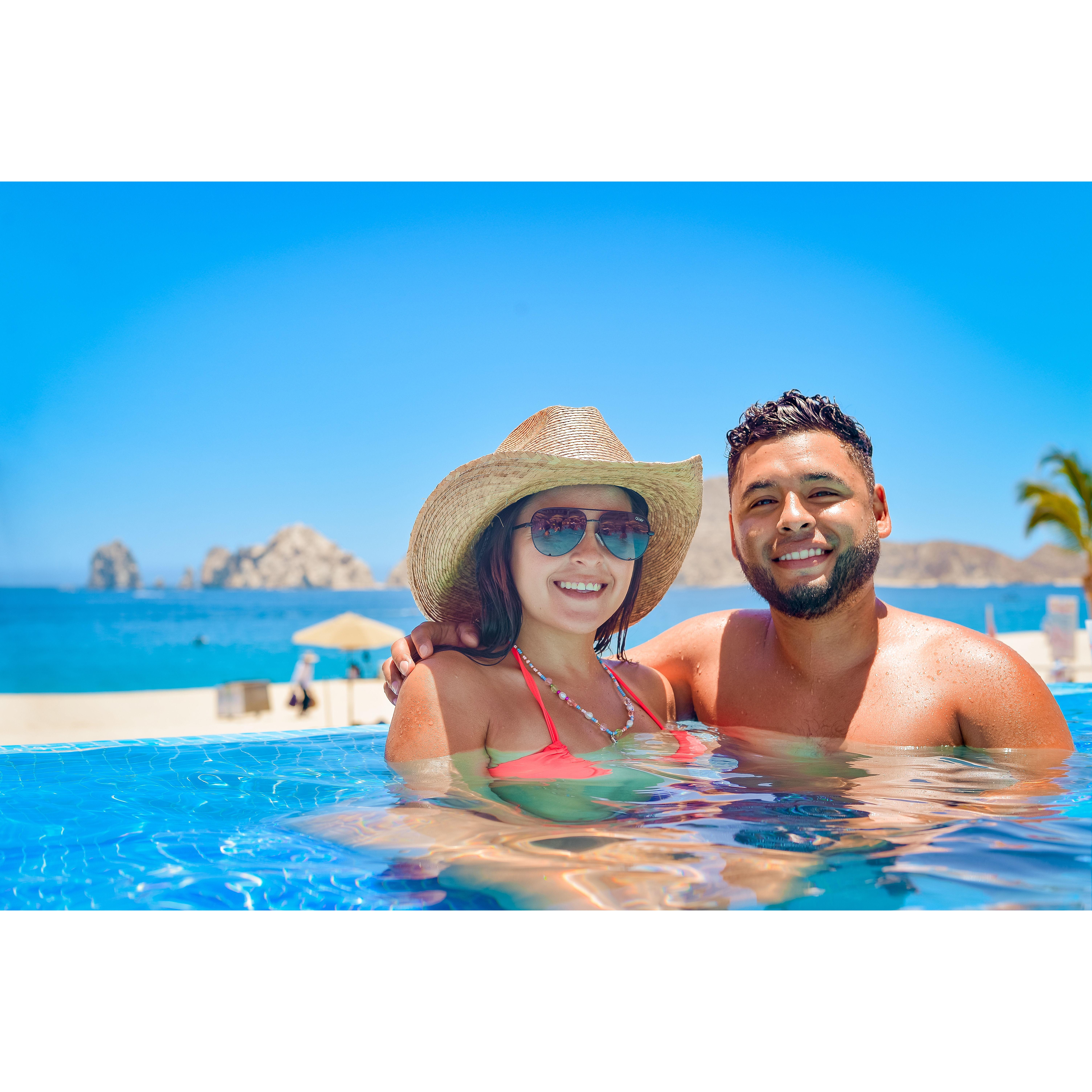 Celebrating William's 30th birthday in Cabo San Lucas, 2023.