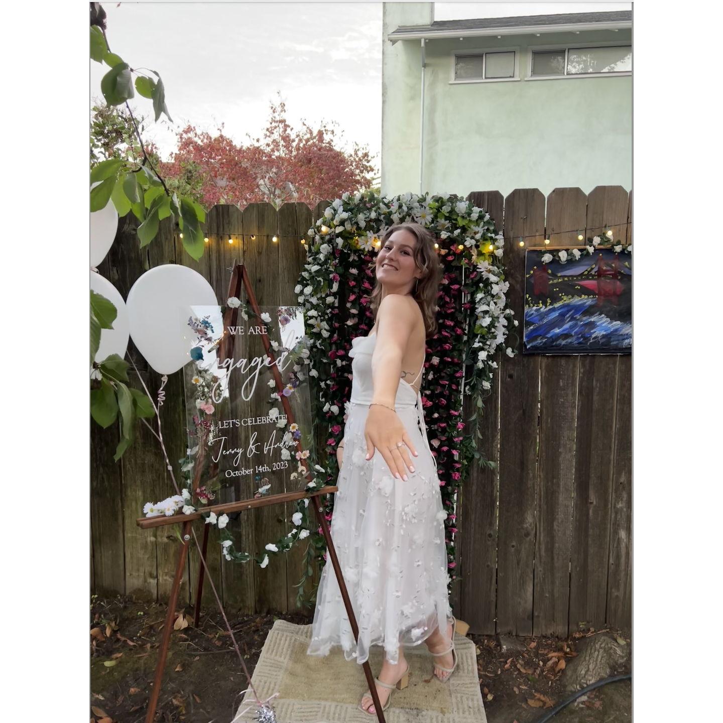engagement party + bridal era!! October 14 2023