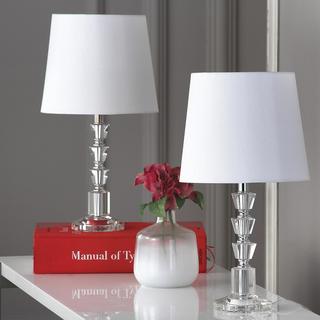 Harlow Tiered Crystal Orb Lamp, Set of 2