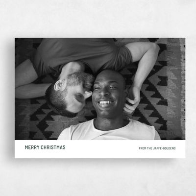 Green Standard Holiday Card - Elia