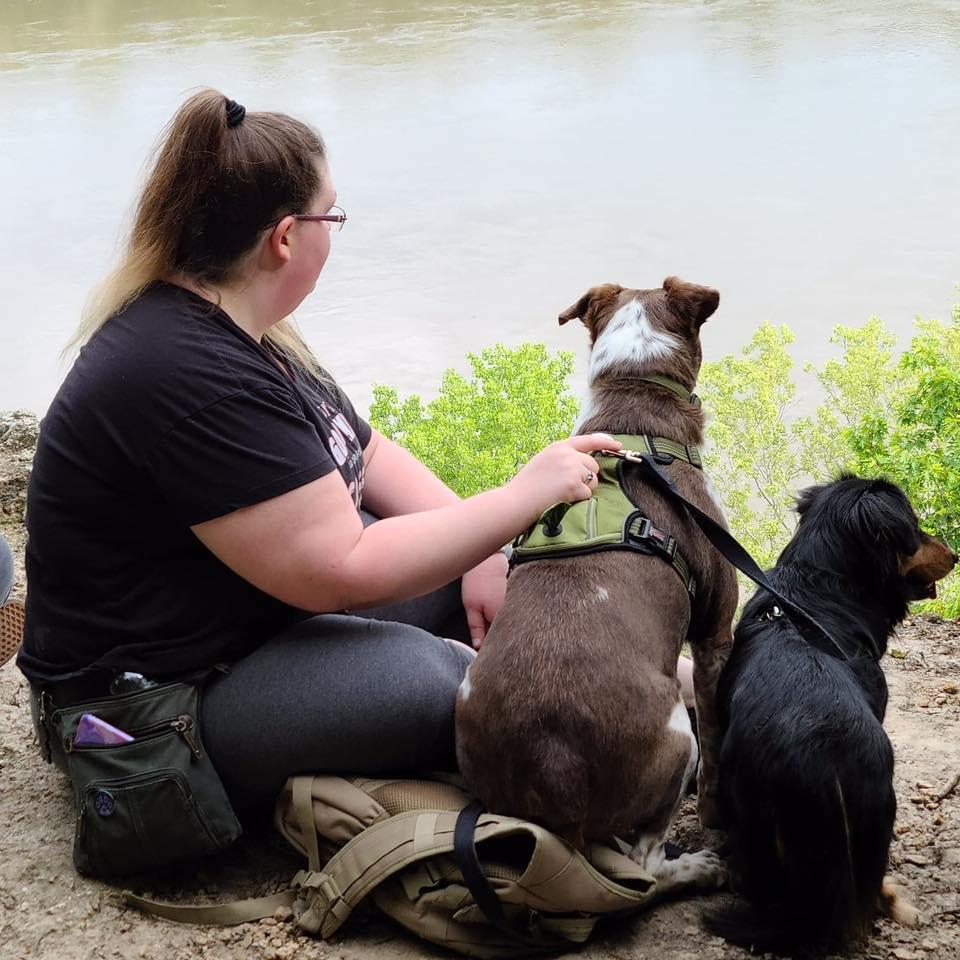 Bride with Brownie & Hunter @ Elephant Rock Hike 2020 #2