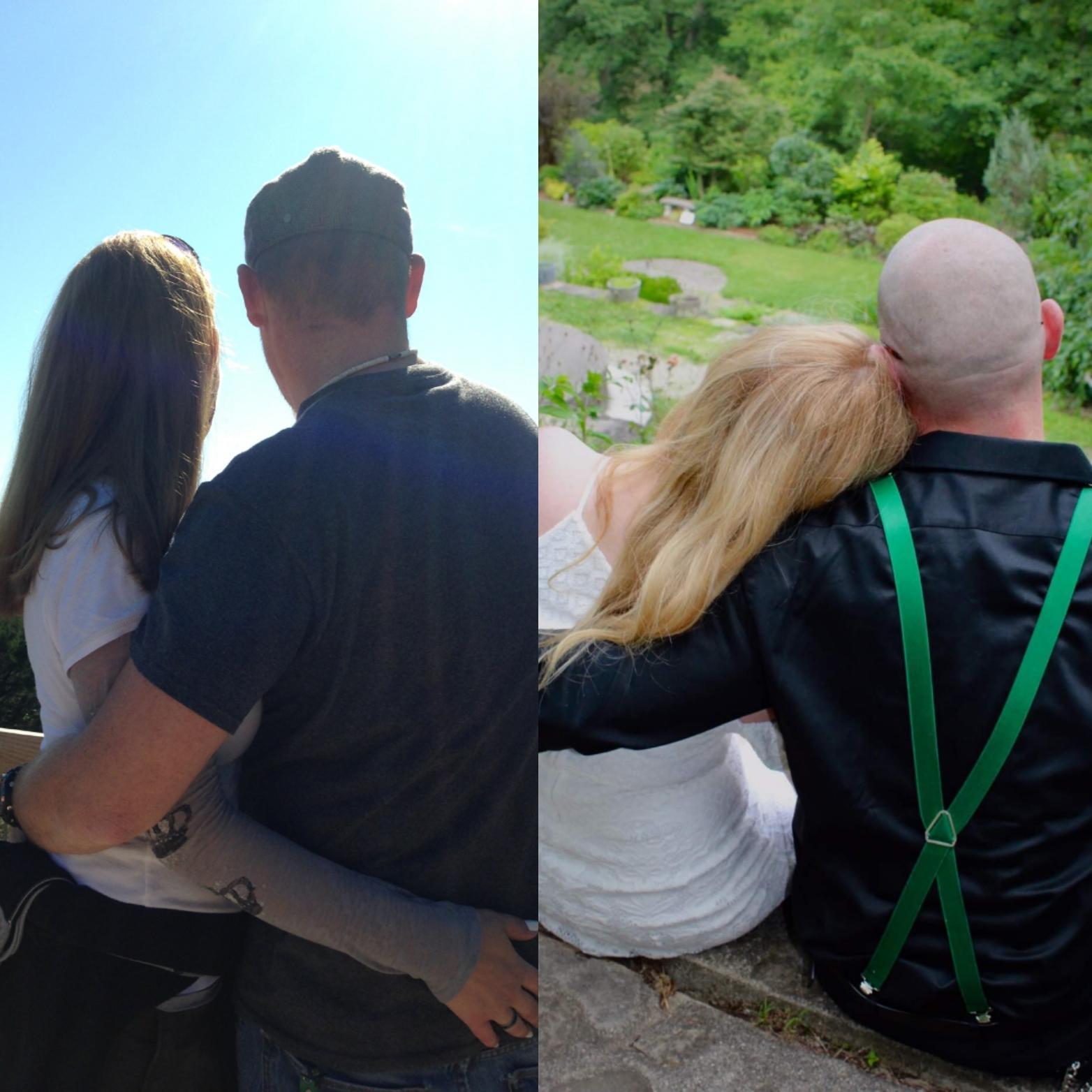 Us looking into the future then (2016) & now.