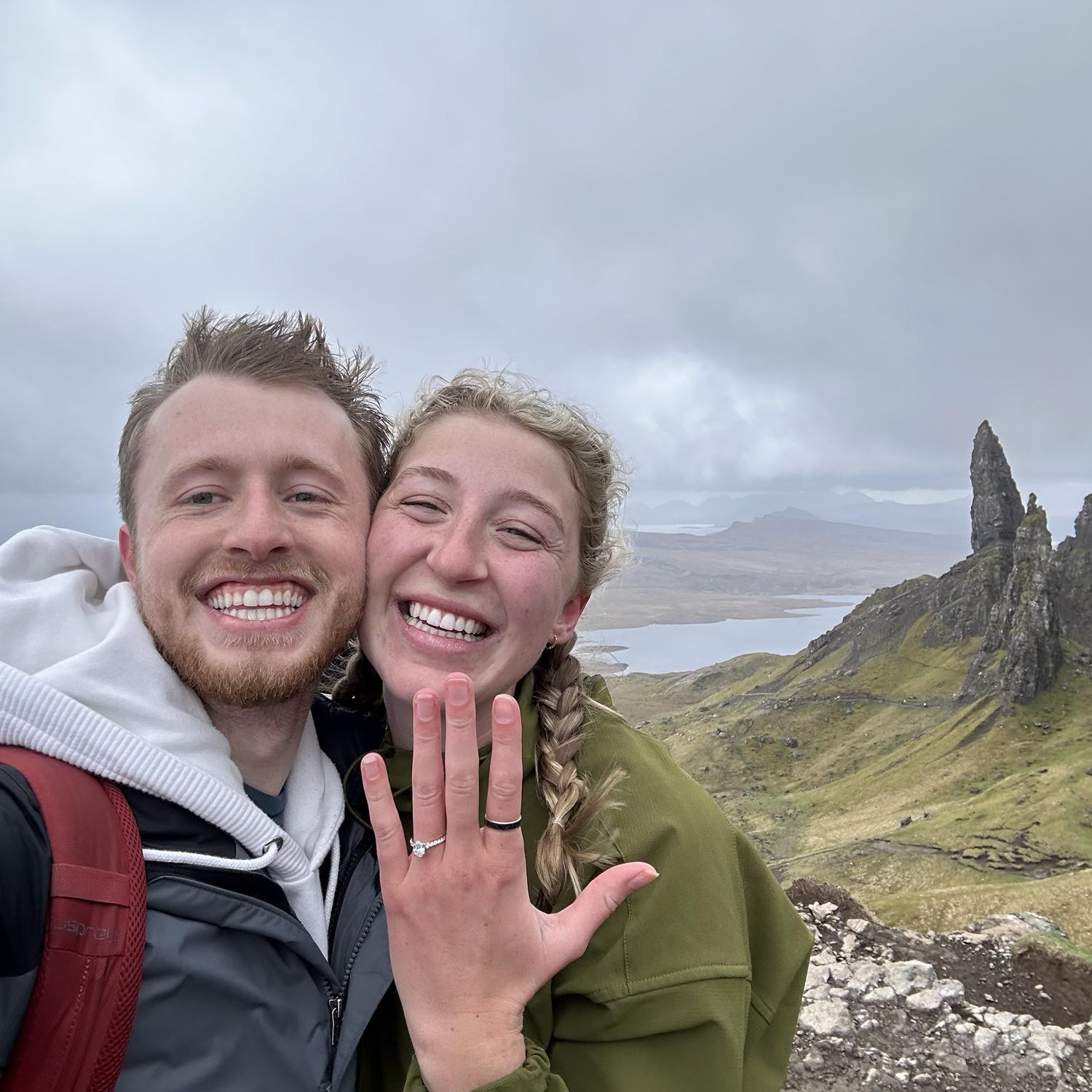 She said yes!
