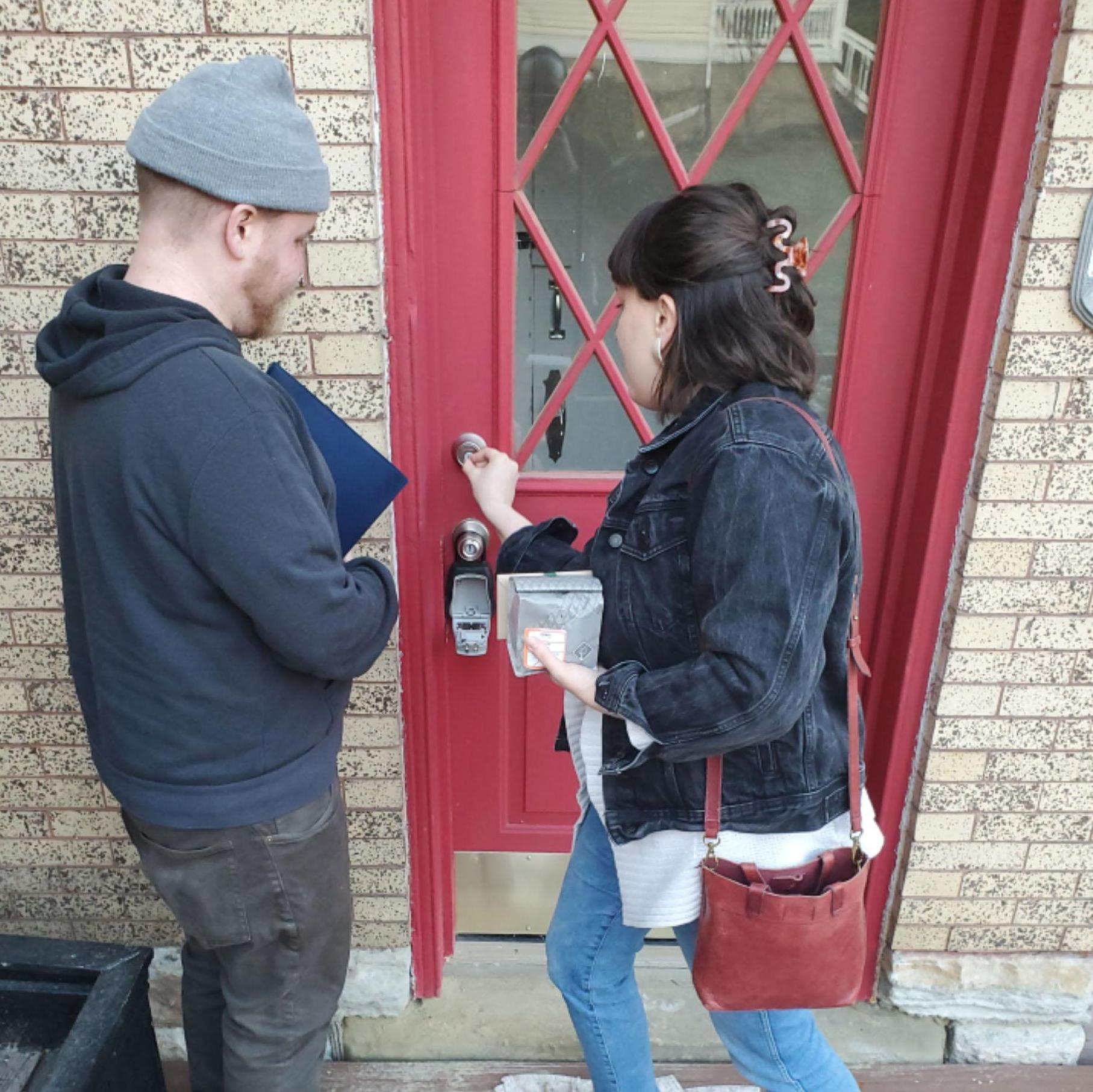 Day of closing on our house, March 2022.