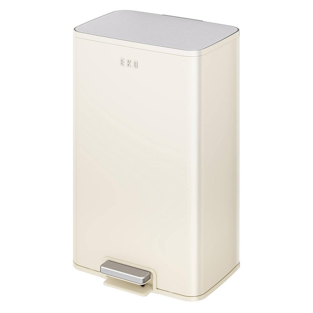EKO Marina 50L Step Trash Can Vanilla
