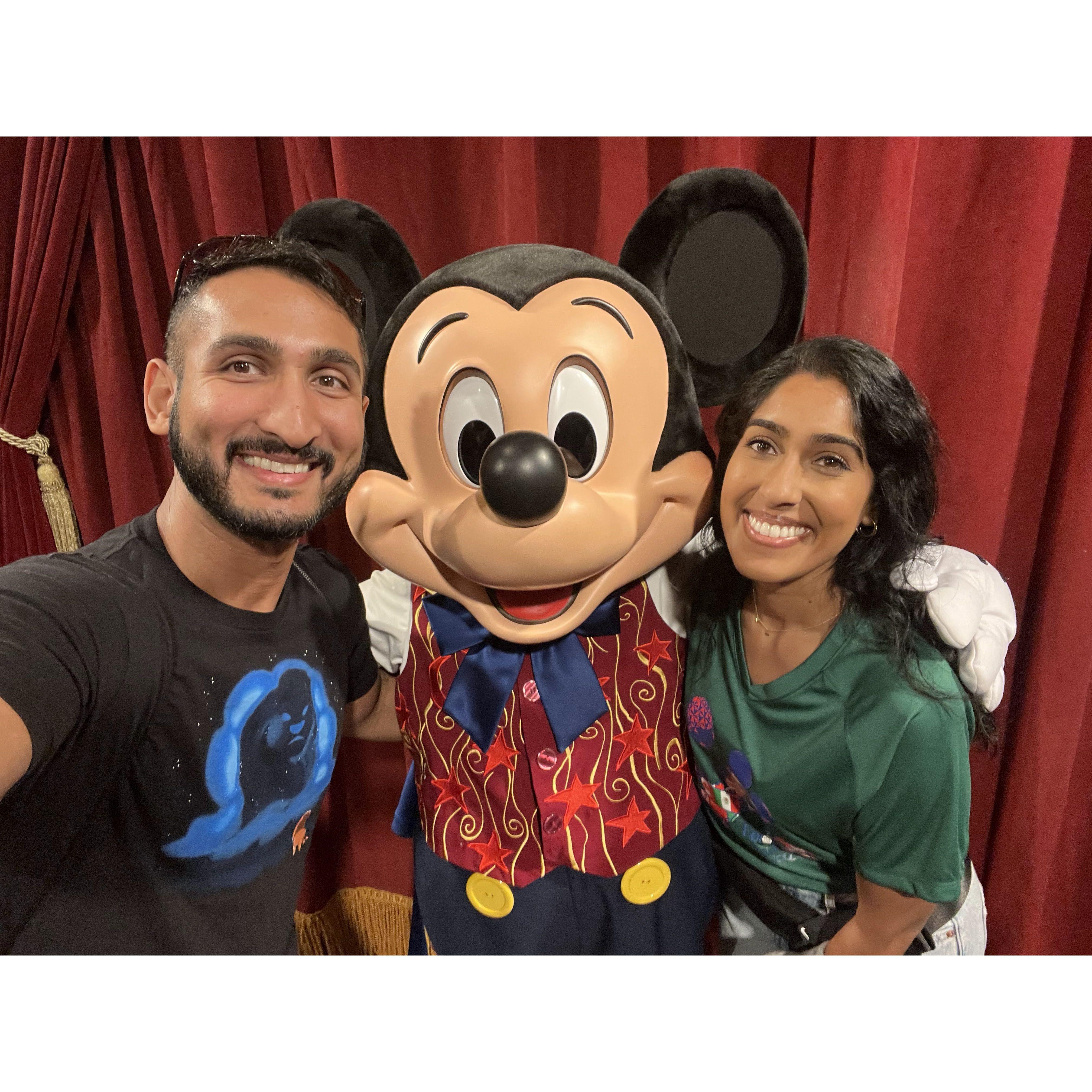Disney day with the family