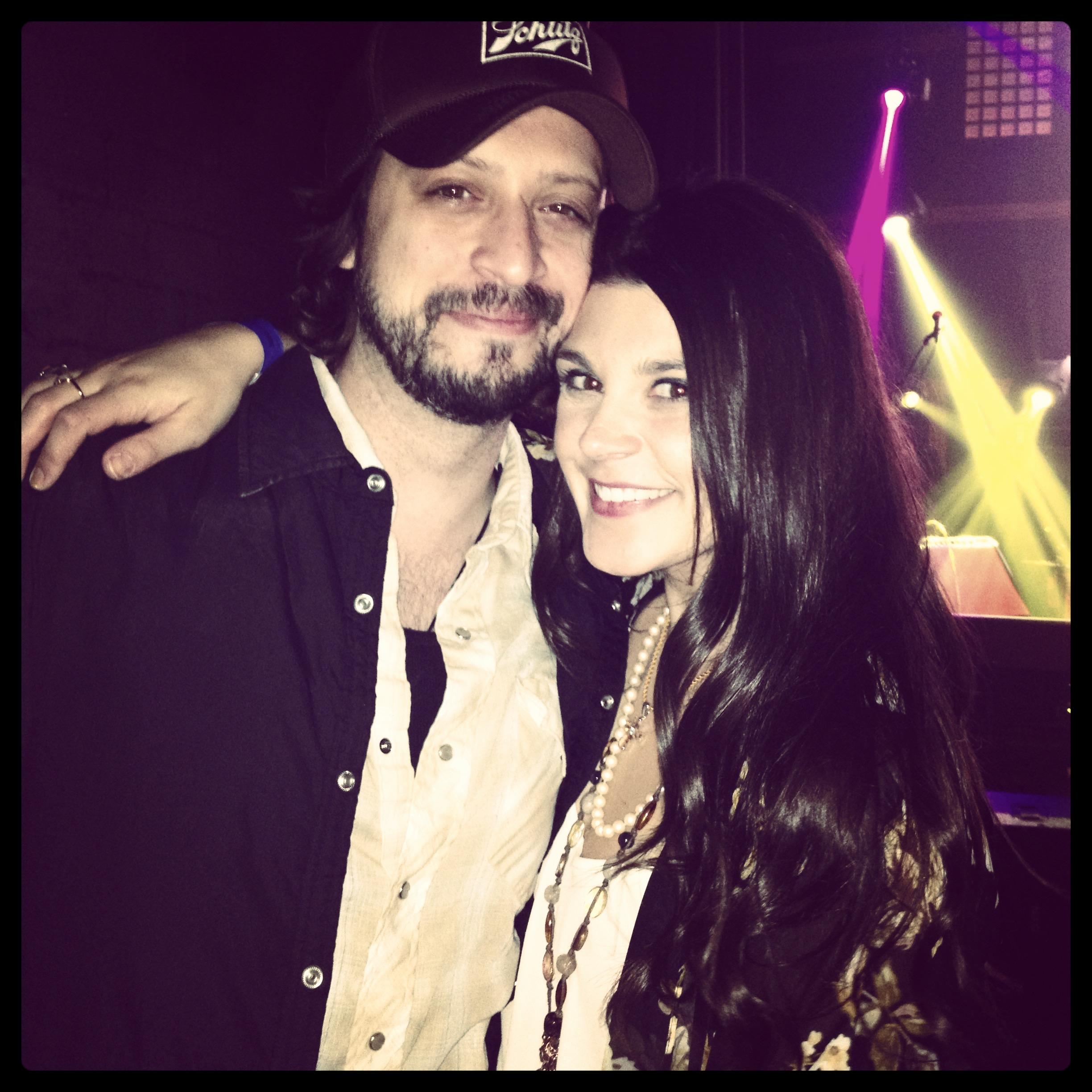 One of our first dates at a concert in Nashville.