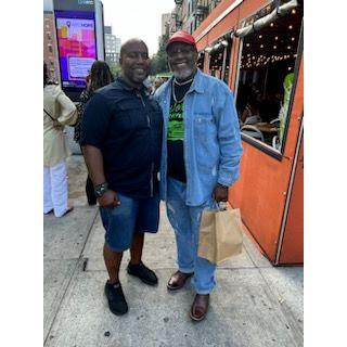 Damien & Bishop Hall (half of our marriage coaching team) - Melba's Restaurant 8/12/2023