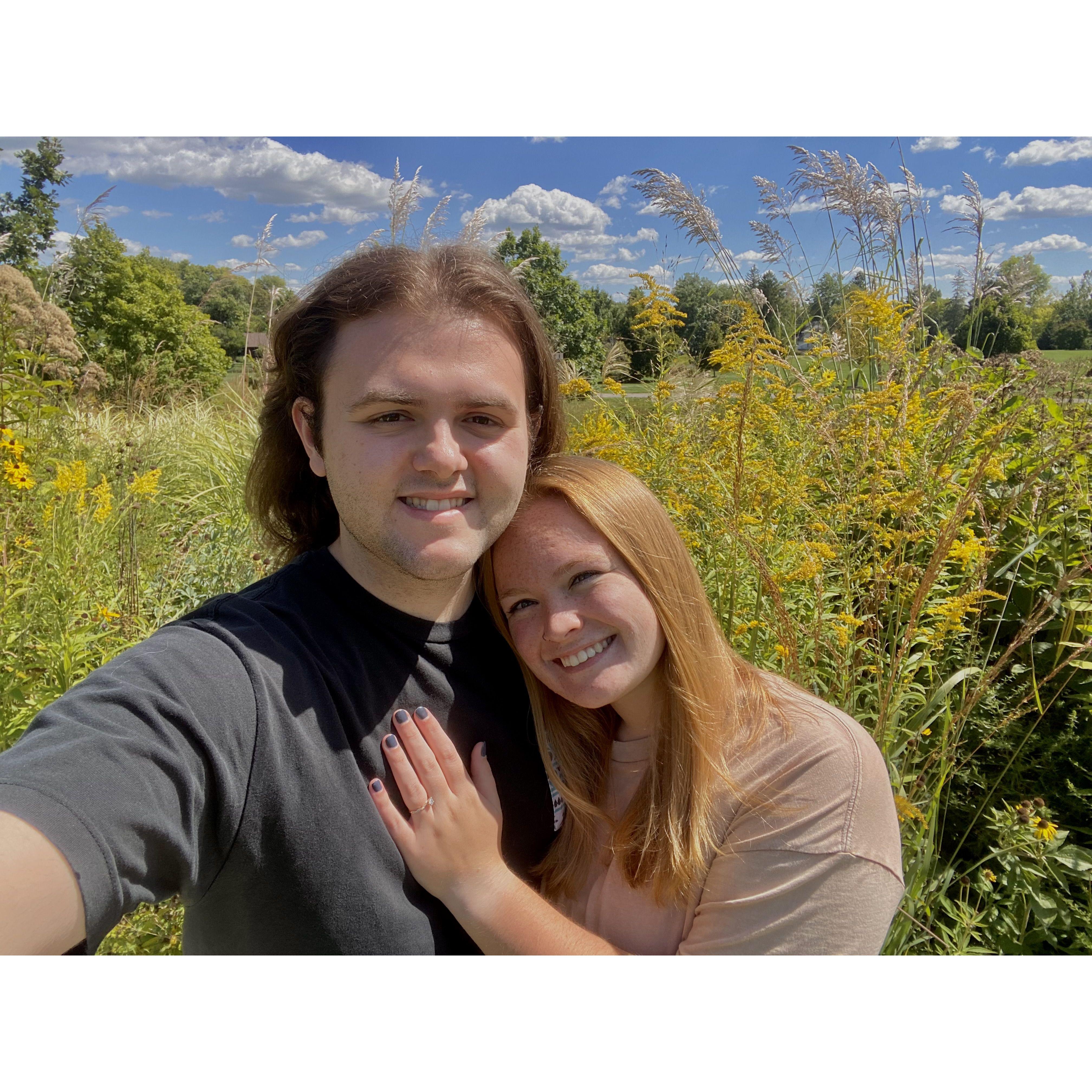 We are engaged! September 2021