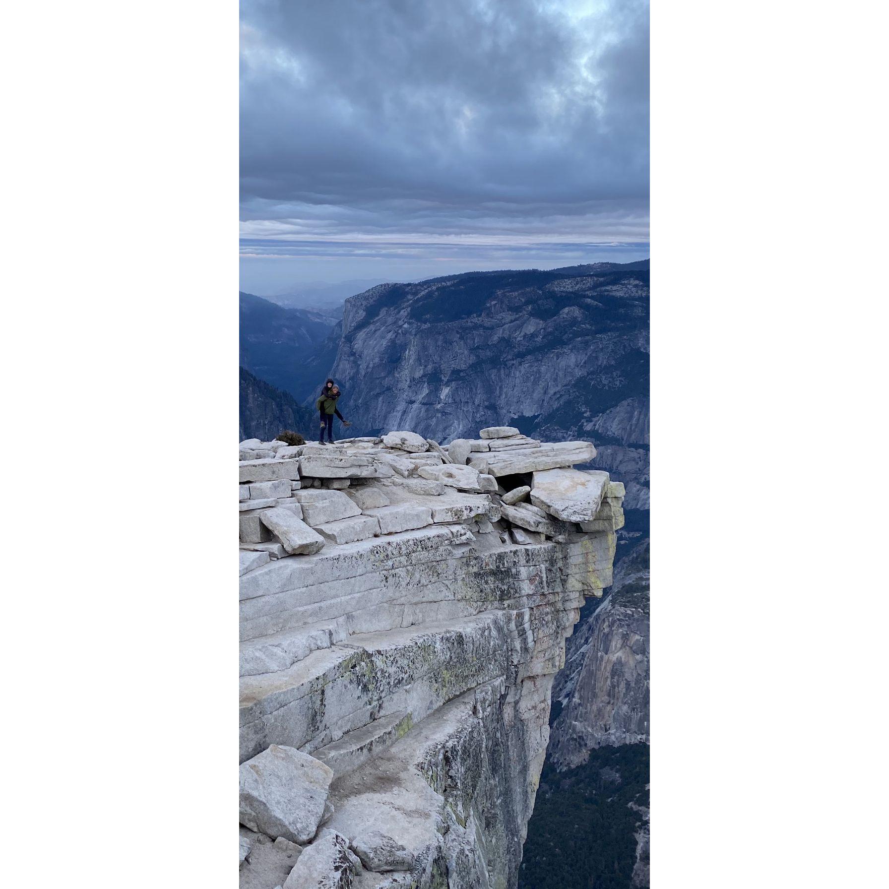 Couples who climb half dome together, stay together