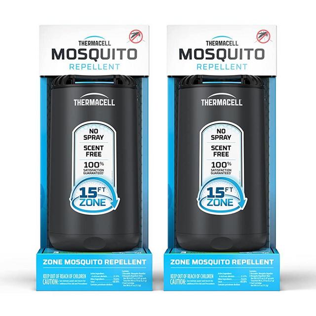 Thermacell Patio Shield Mosquito Repeller; Highly Effective Mosquito Repellent for Patio; No Candles or Flames, DEET-Free, Scent-Free, Bug Spray Alternative; Includes 12-Hour Refill